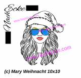 Stickdatei Mary Weihnacht 10x10