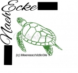 embroidery Caret turtle 1 4x4