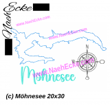 Embroidery Möhnesee 11.81 x 7.87