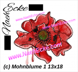 Embroidery Poppy 1 5x7 Embroidery Poppy 1 5x7