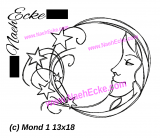 Embroidery Moon 1 5x7 Embroidery Moon 1 5x7