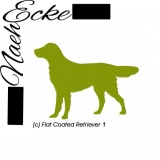 Stickdatei Flat Coated Retriever 1 10x10 