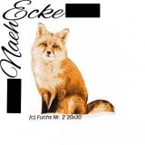 Stickdatei Fuchs 2-4 20x30 Photostitch