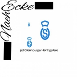 Stickdatei Brandzeichen Oldenburger Springpferd 10x10 