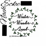 Stickdatei Winterwunderland 10x10 