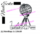 Stickdatei Nordkap 1-1 20x20 / 20x28 / 20x30