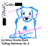 Embroidery Nova Scotia Duck Tolling Retriever Nr. 6 4x4