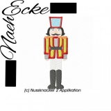 Stickdatei Nussknacker 2 Applikation 10x10 