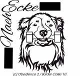 PLOTTERDatei Obedience 2 / Border Collie Nr. 10 SVG / EPS