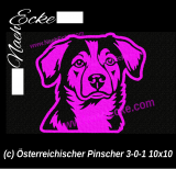 Embroidery Österreichischer Pinscher 3-0-1 4x4