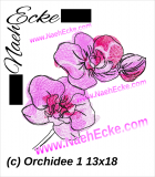 Embroidery Orchid 1 5x7 Embroidery Orchid 1 5x7