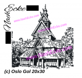 Embroidery Oslo Gol 11.82 x 7.87