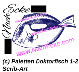Stickdatei Paletten Doktorfisch 1-2 Scrib-Art 13x18