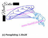 Stickdatei Paragliding 1 20x28 / 18x30