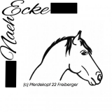 Embroidery Horse 22 Feiberger 5x7" 