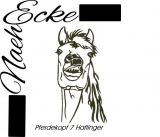 Embroidery Horse Nr. 07 Haflinger 4x4" 