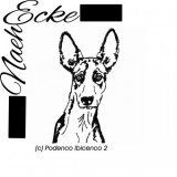 Stickdatei Podenco Ibicenco 2 13x18 