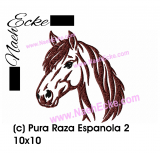 Stickdatei Pura Raza Espanola 02 10x10