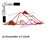 Stickdatei Pyramiden 1-2 13x18 / 14x20