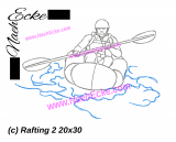 Stickdatei Rafting 2 20x30 / 20x28