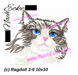 Stickdatei Ragdoll 3-9 10x10