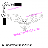 Embroidery Barn Owl 2 11.02 x 7.87 