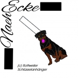 Stickdatei Rottweiler Nr. 6 ITH Schlüsselanhänger 