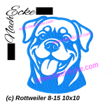Embroidery Rottweiler 8-15 4x4