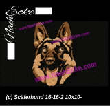 Stickdatei Schäferhund 16-16-1