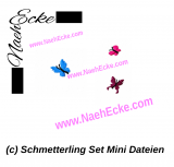 Stickdatei Set Schmetterling 10x10