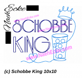 Stickdatei Schobbe King 10x10