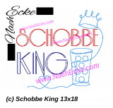 Stickdatei Schobbe King 13x18 / 14x20