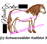 Embroidery black forest cold blood 3 5x7 Embroidery black forest cold blood 3 5x7