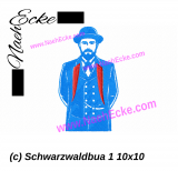 Stickdatei Schwarzwaldbua 1 10x10