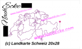 Embroidery Maps Helvetica Doodle 11.02 x 7.87