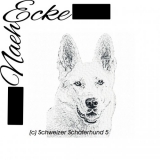 Stickdatei Schweizer Schäferhund Nr. 5 13x18 PHOTOstitch 