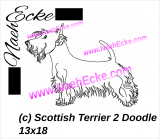 Stickdatei Scottish Terrier 2 13x18