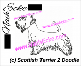 Embroidery Scottish Terrier Nr. 2 4x4