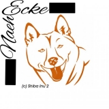 Stickdatei Shiba Inu 2 10x10 