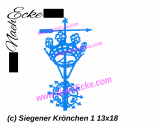 Embroidery Siegener Krönchen 5x7