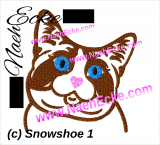 embroidery Snowshoe 1 4x4