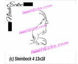 Stickdatei Steinbock Nr. 4 13x18 / 14x20