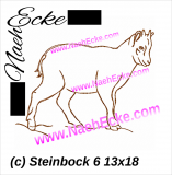 embroidery file Capricorn No . 6 5x7