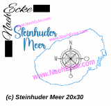 Embroidery Steinhuder Meer 11.81x7.87