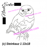 Stickdatei Steinkauz 1 13x18 / 14x20