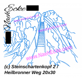 Embroidery Schartenkopf 2 / Heilbronner Weg 11.89 x 7.87