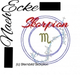Embroidery Zodiac Serie 3 Scorpion 