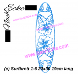 Embroidery Surfboard 1-6 11.82 x 7.57