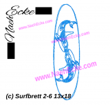 Embroidery Surfboard 2-6 5x7