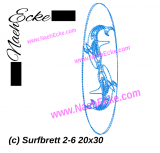 Embroidery Surfboard 2-6 11.81 x 7.87